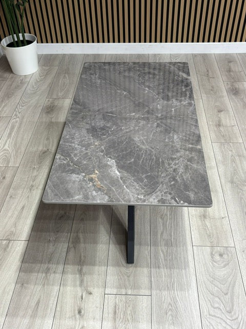 NEXT Sample - Crete Marble Effect Coffee Table, RRP £429