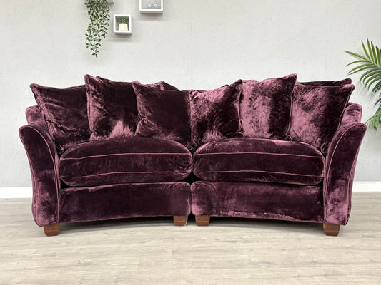 Westbridge Premium Fabric Large Curved Sofa - RRP £2599