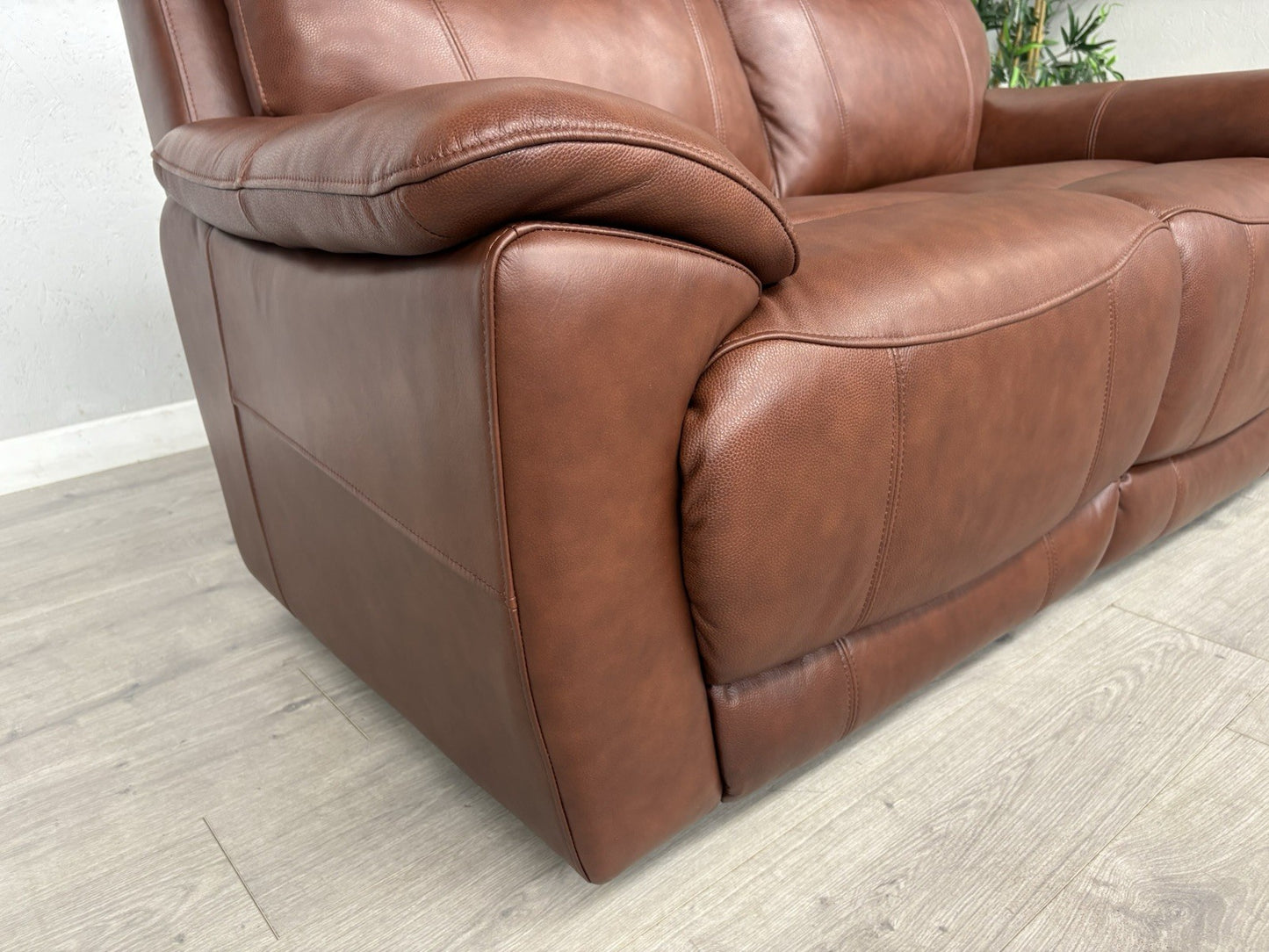 Furniture Village SLOANE Leather 2 Seater Sofa - RRP £1,295
