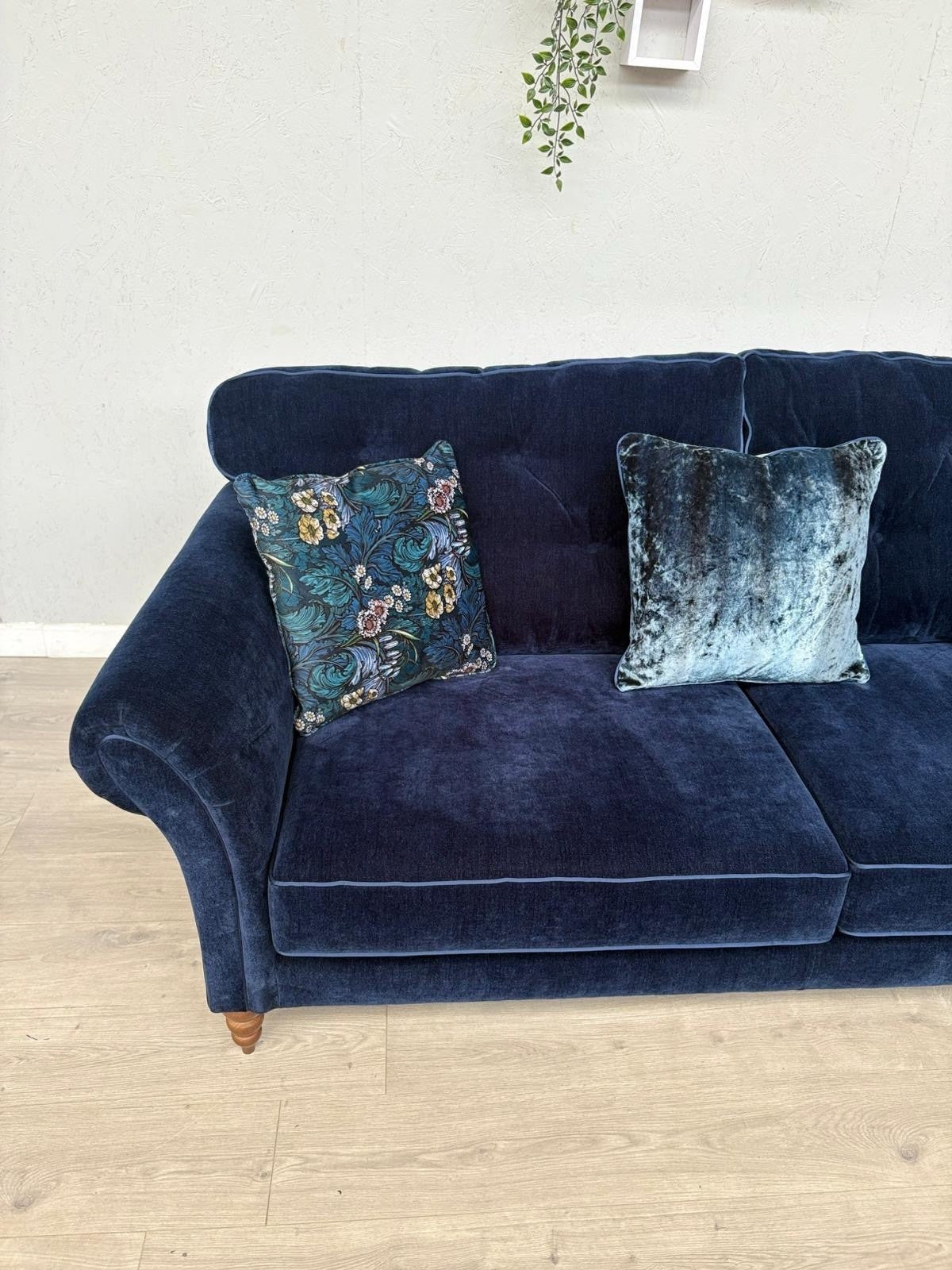 John Lewis Westbridge Large Fabric 3 Seater Sofa, Dark Blue- RRP £2,995