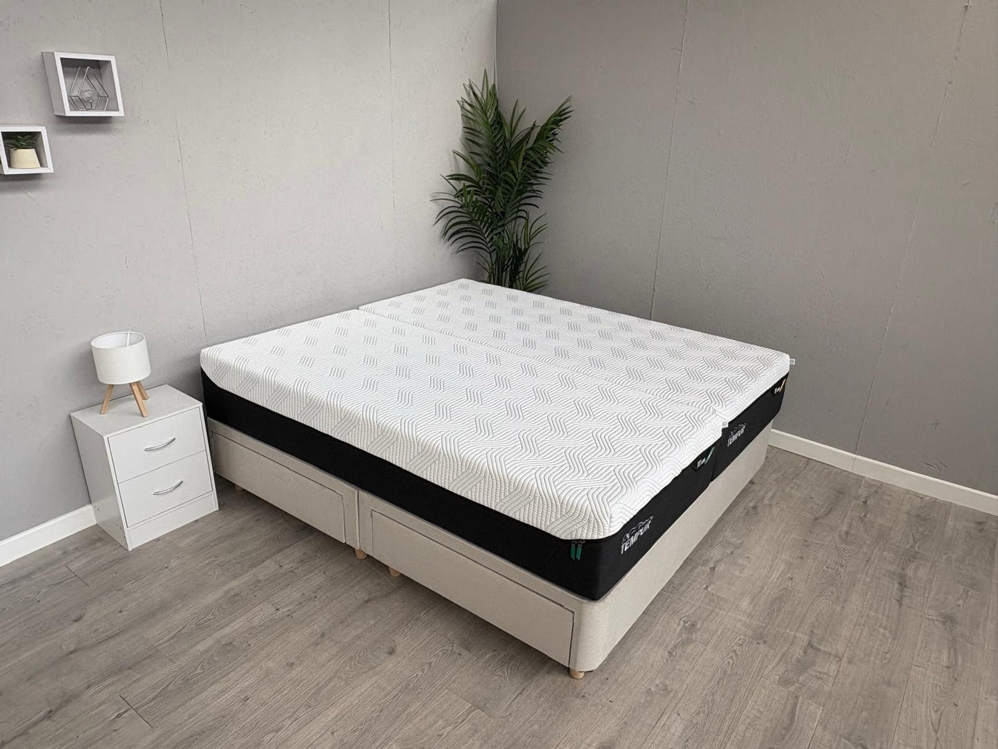 Tempur PRO LUXE 6ft Superking Split Mattress, Medium / Firm - RRP £3,798