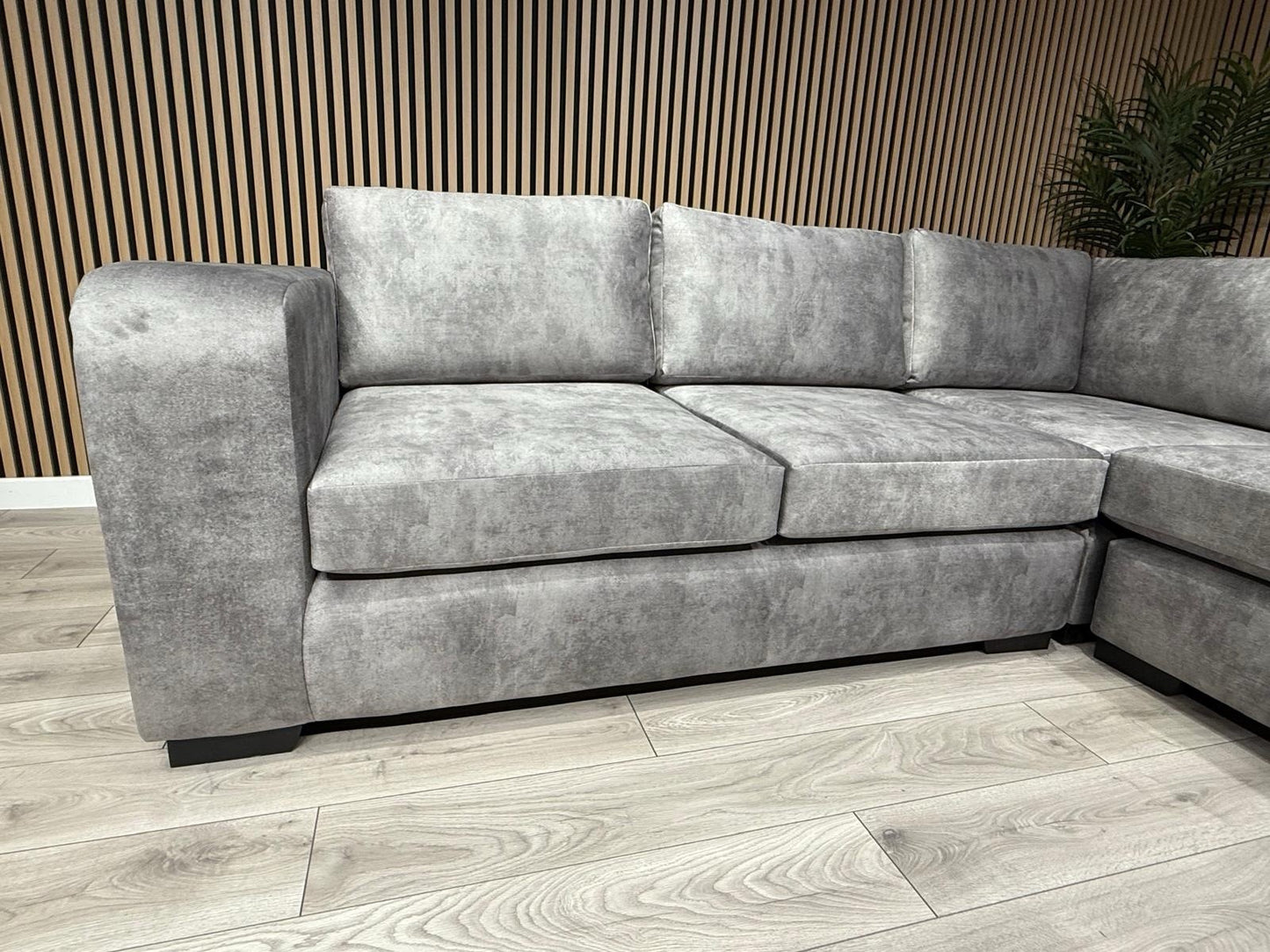 John Lewis Sample - Madrid Corner Sofa Fabric 2c2 Seater + Stool RRP £2599