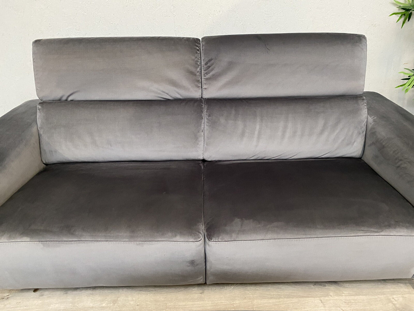 Furniture Village Nicoletti MILANO Fabric 3 Seater Sofa + Footstool - RRP £4,090