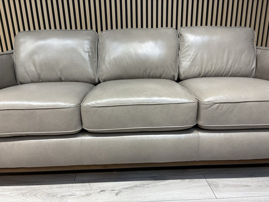 John Lewis Sample VALENCIA 3 Seater Leather Sofa - RRP £