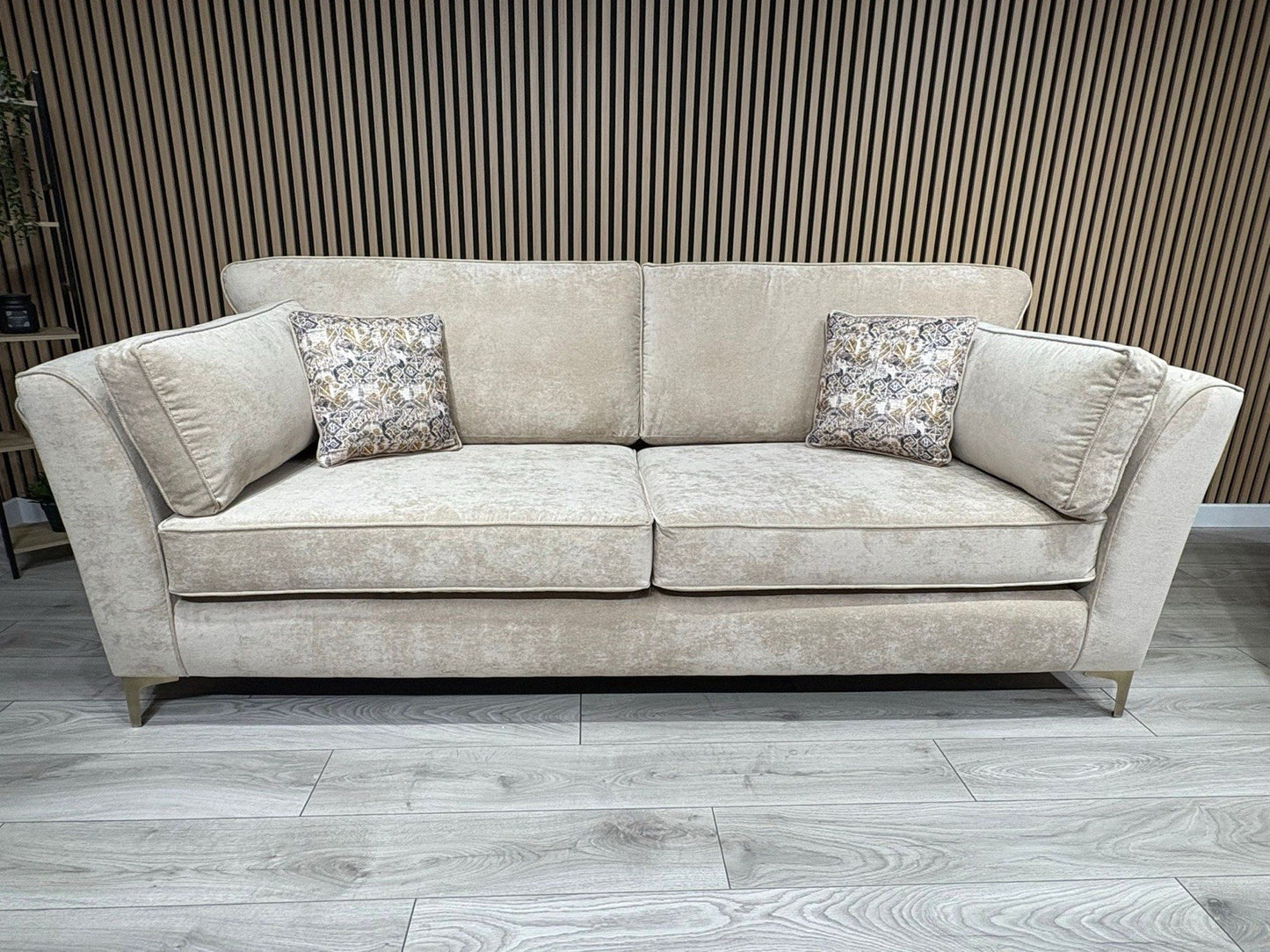 Furniture Village SASHA Fabric 4 Seater Sofa + Large Cuddle Armchair - RRP £3490