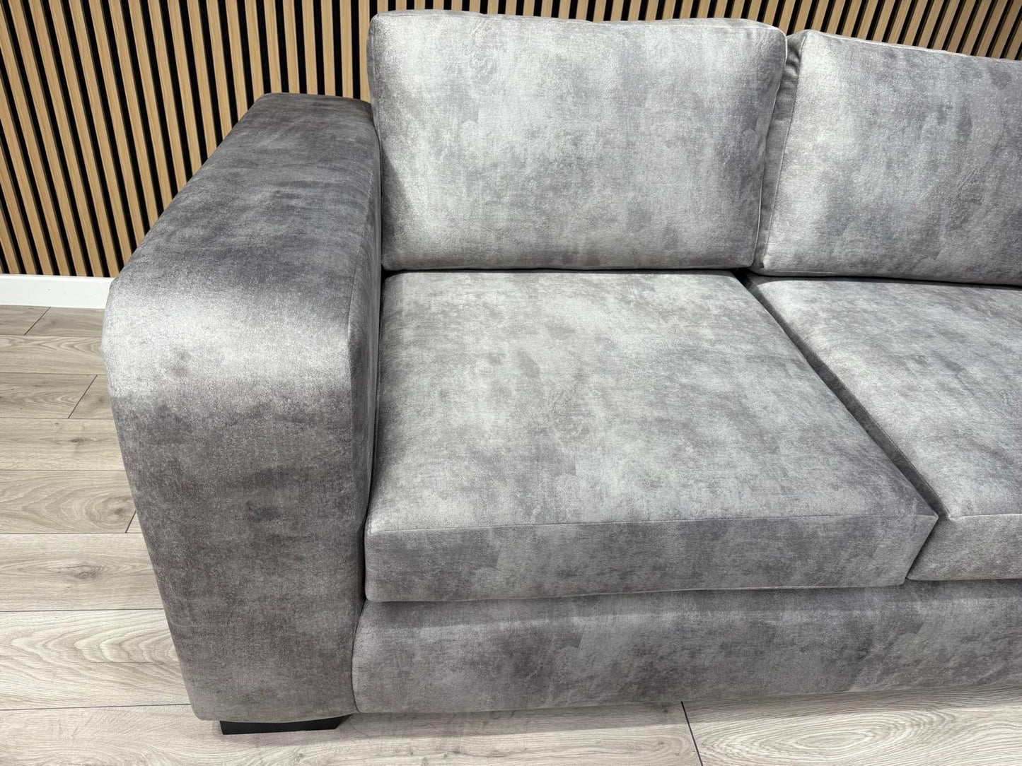 John Lewis Sample - Madrid Corner Sofa Fabric 2c2 Seater + Stool RRP £2599