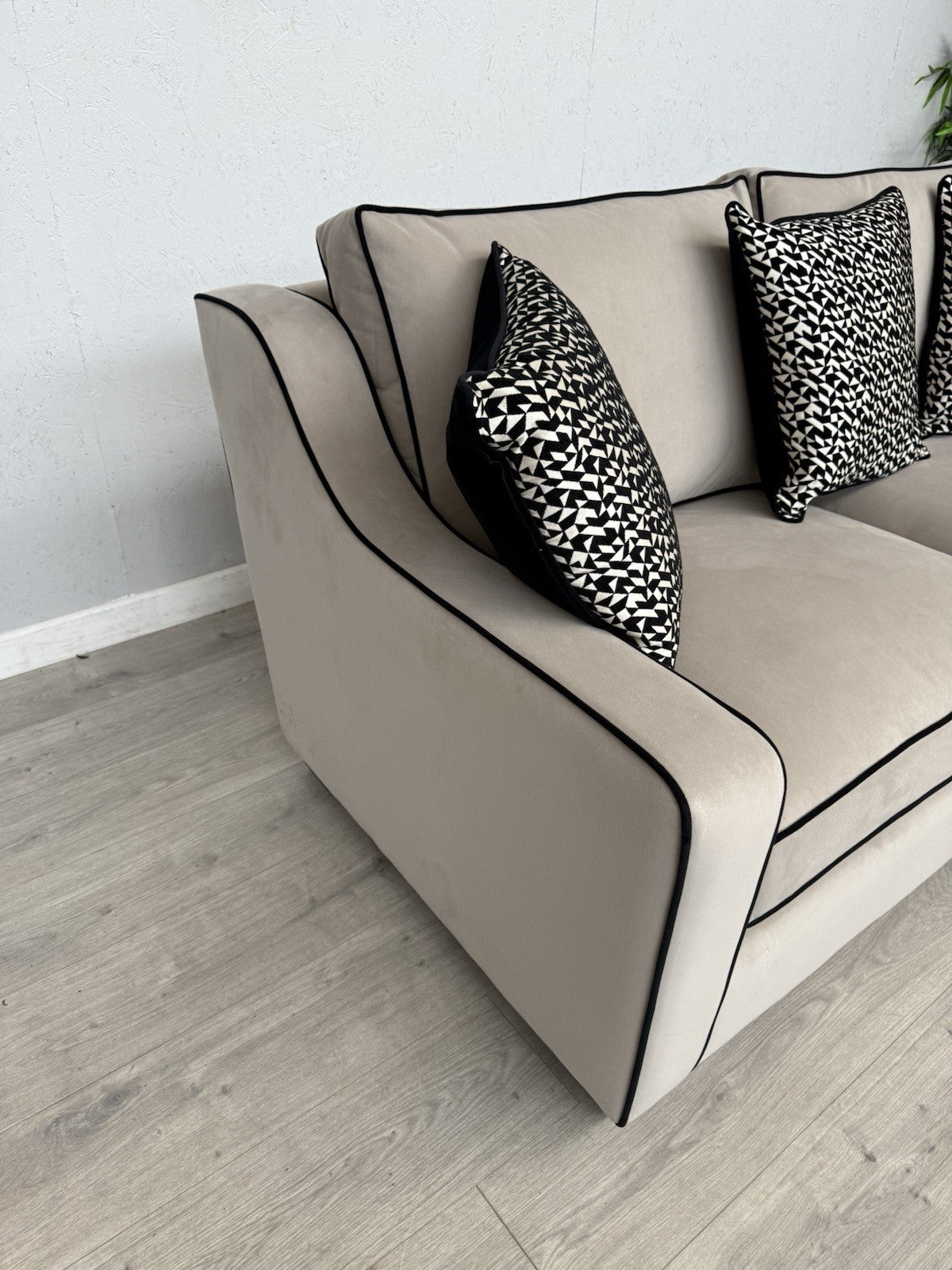 Furniture Village CELINE Fabric 3 Seater Sofa + 2 x Armchairs - RRP £5,685