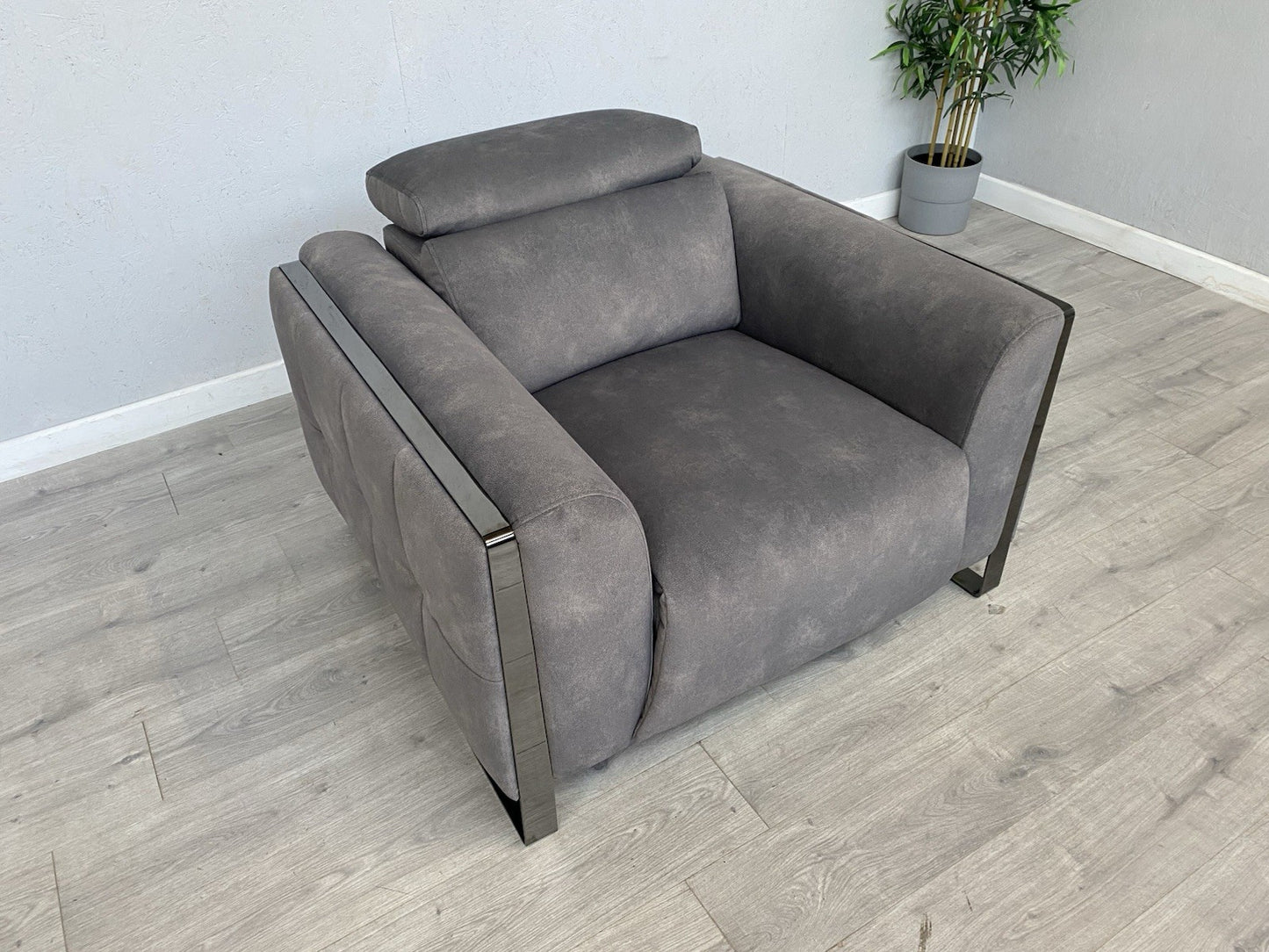 Furniture Village GISELLA Fabric Chair Armchair, Dexter Mocha - RRP £1195