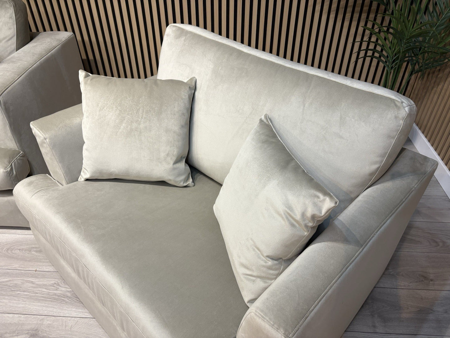 NEXT - STRATUS Fabric 3 Seater Sofa + Loveseat Armchair - RRP £2,998