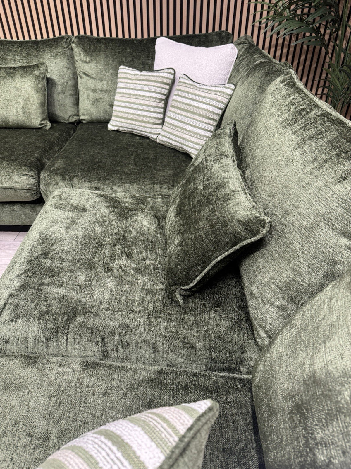 Very Home Sanremo Fabric Corner Group Sofa ( 2c2 ) Olive RRP £3199