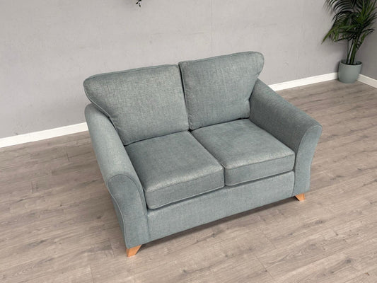 M&S Marks and Spencer - ABBEY Fabric 2 Seater Sofa, Aqua - RRP £999