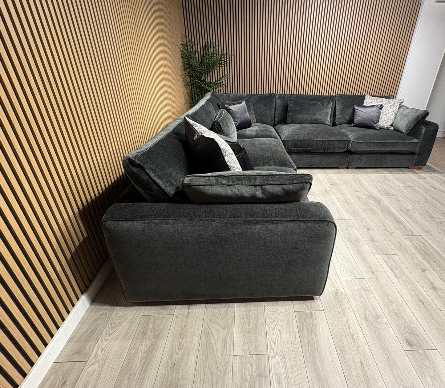 Sofology CAVALLI Fabric Modular 3 Corner 3 Sofa, Slate - RRP £5,499