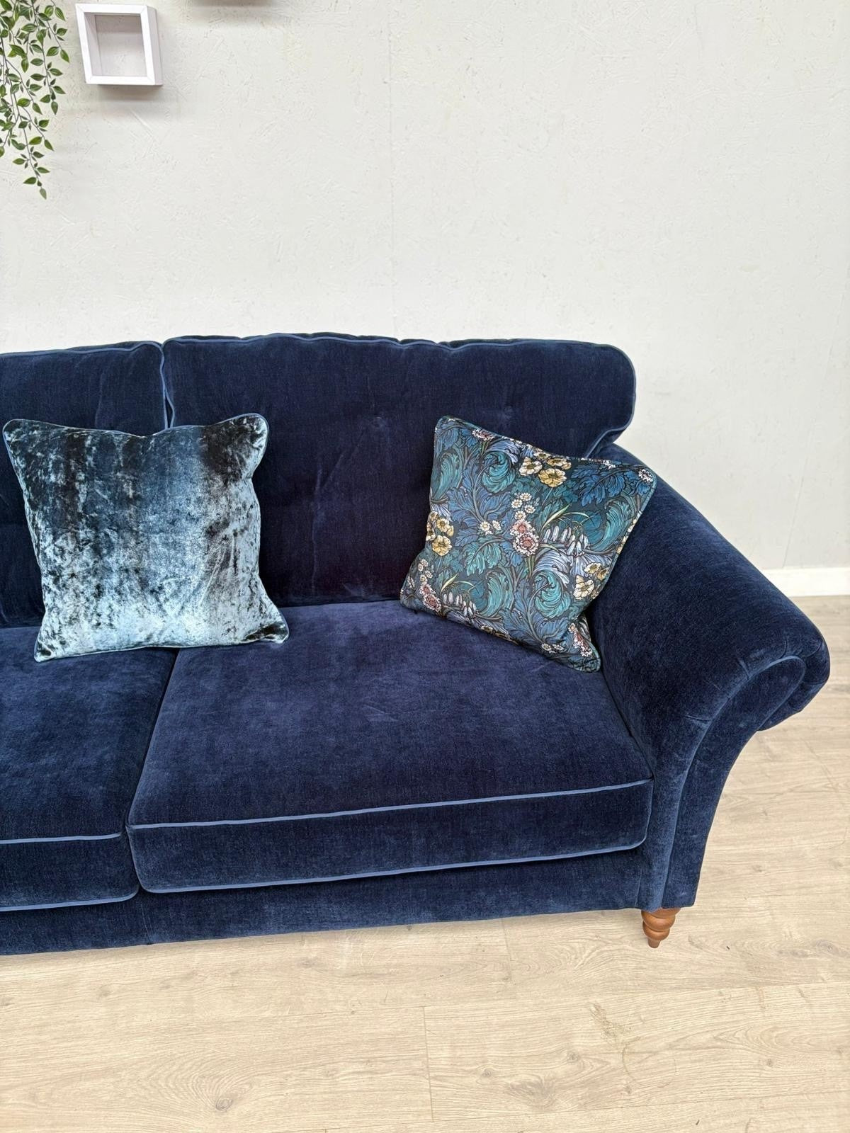 John Lewis Westbridge Large Fabric 3 Seater Sofa, Dark Blue- RRP £2,995