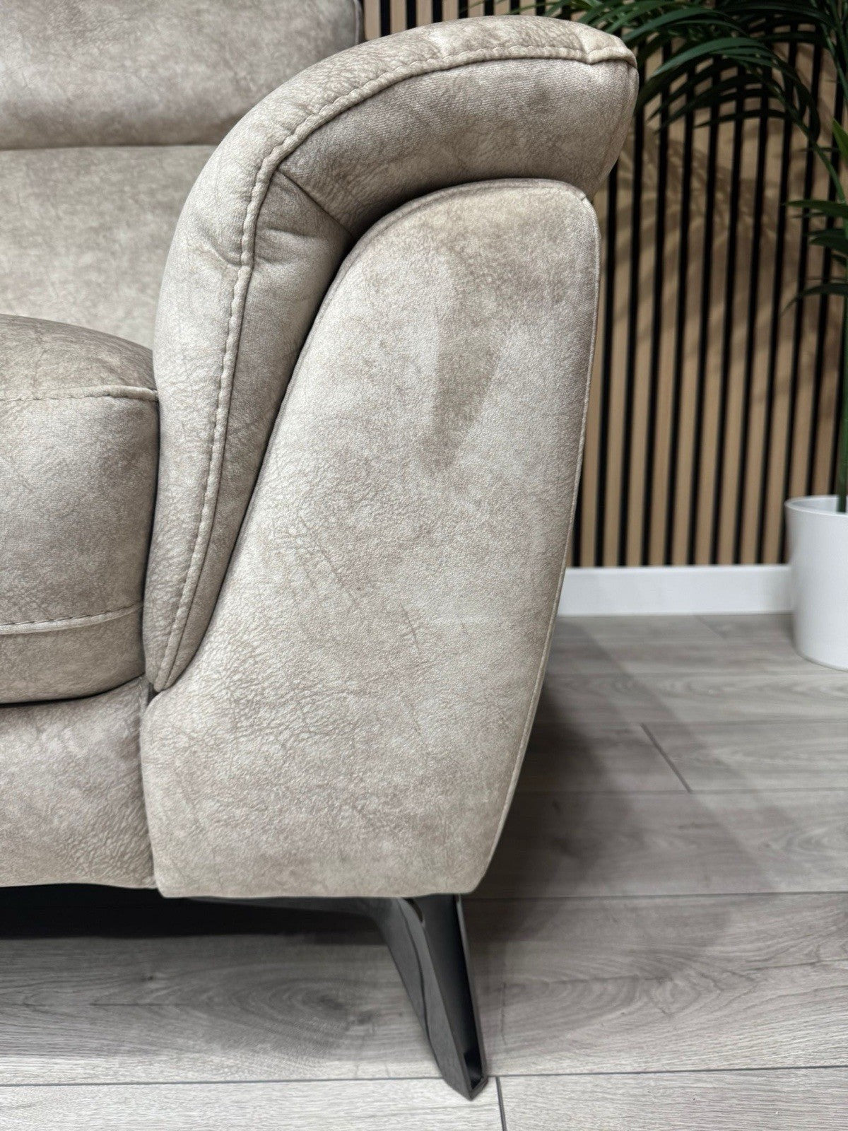 Furniture Village CONTEMPO Fabric LHF Open End Chaise Corner Sofa - RRP £2,295