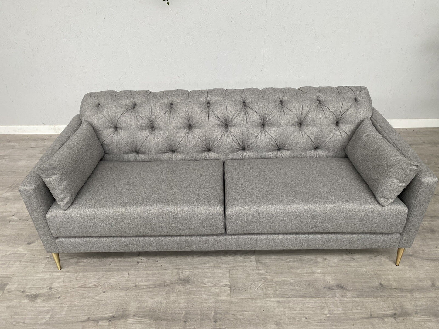 John Lewis - SWOON MENDEL Large 3 Seater Sofa, Cinder Wool Grey - RRP £1,699