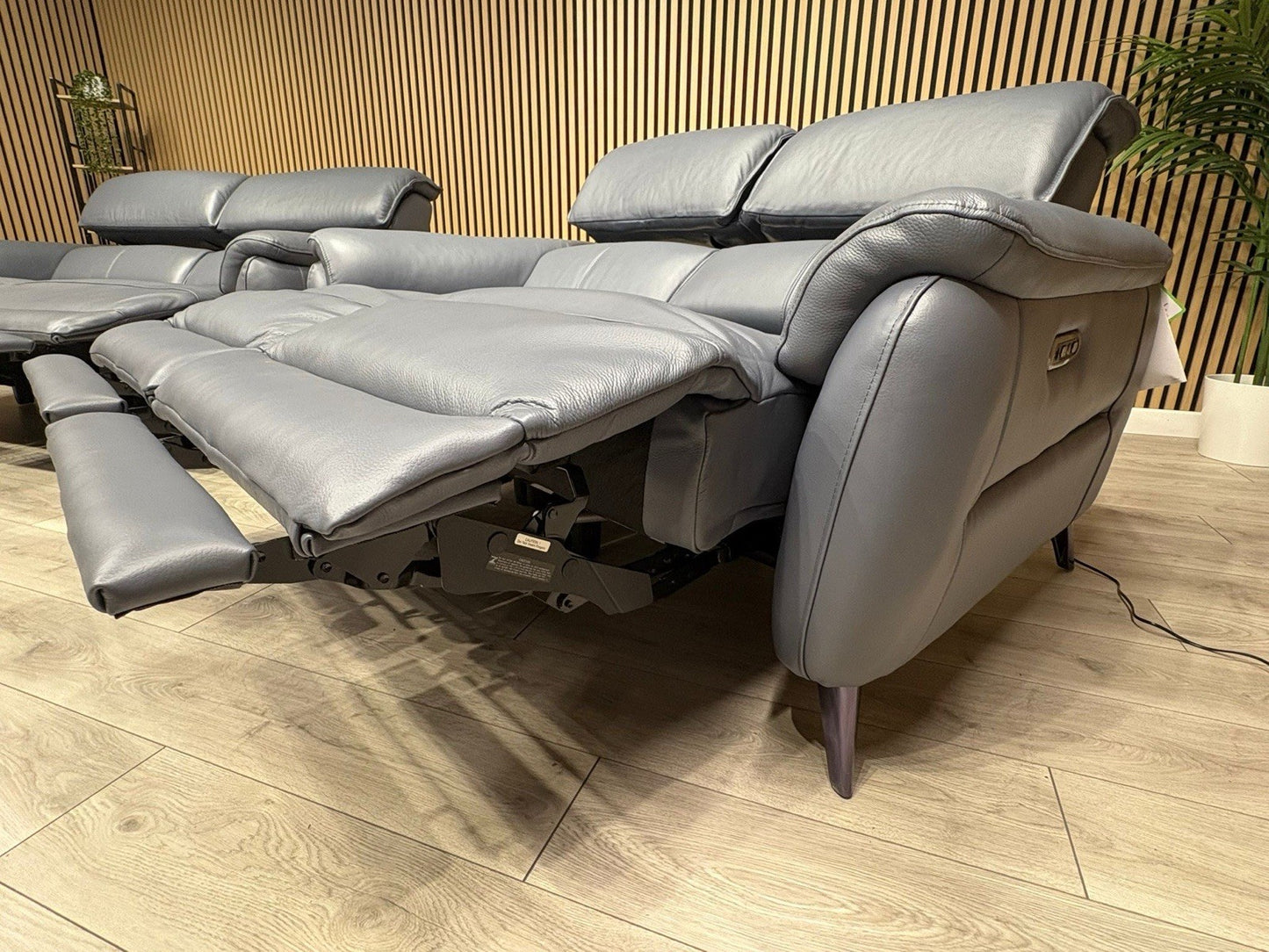 Furniture Village JUDE Style Leather 3 + 2 Seater Power Sofa Set - RRP £4,690