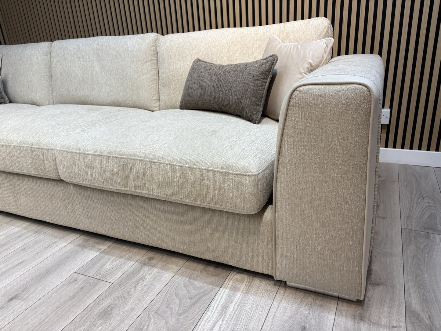 NAPLES Fabric Large Corner Sofa ( 3 Corner 3 ) - RRP £2,495