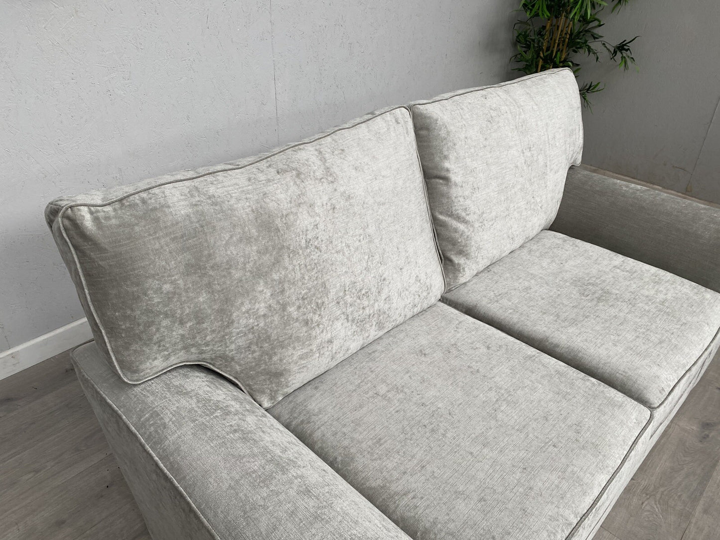 NEXT - STAMFORD Medium 2 Seater Sofa, Antique Velvet Light Beige - RRP £1,275