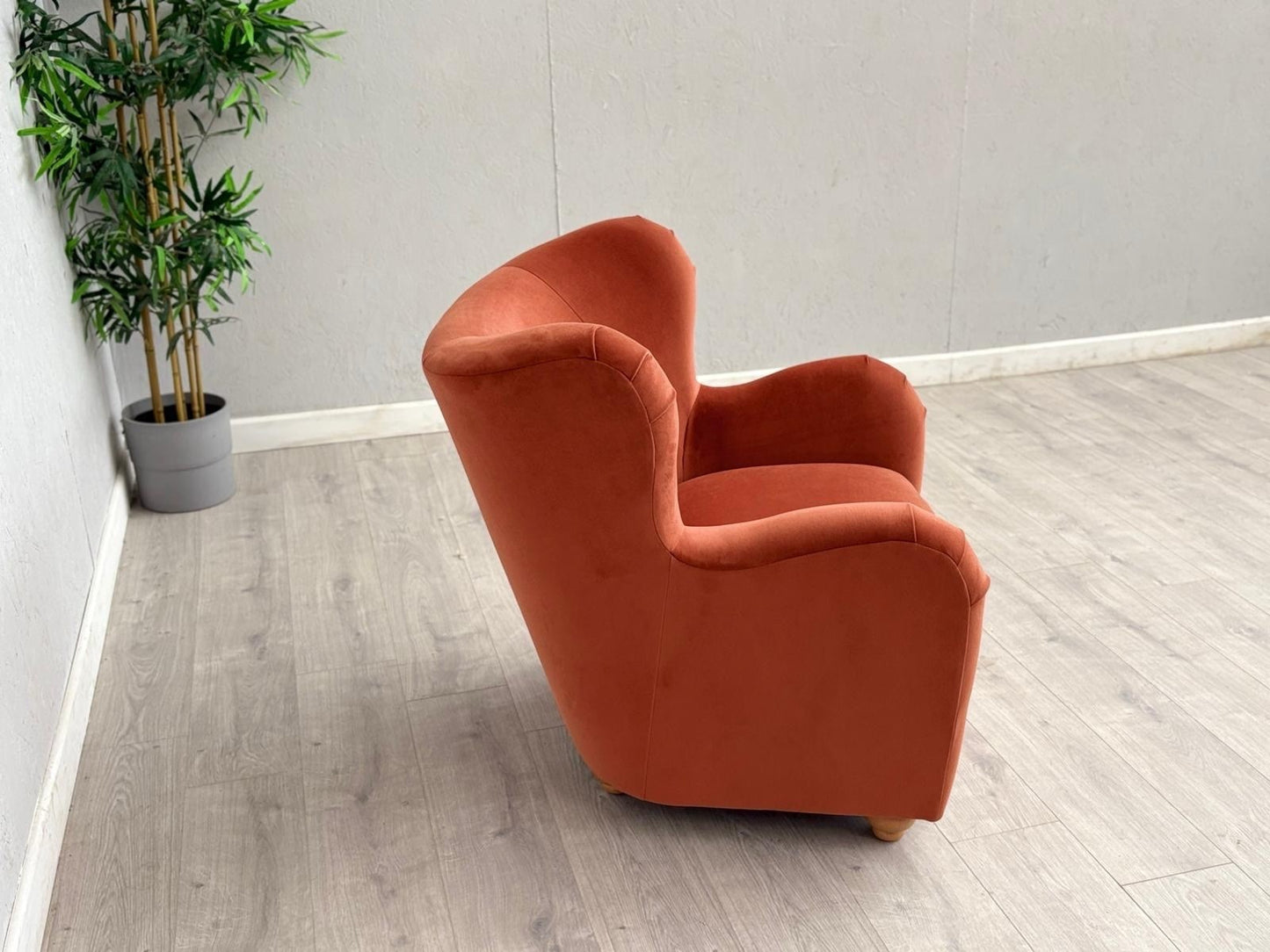 Westbridge BACHO Fabric Wingback Accent Chair / Armchair - RRP £899