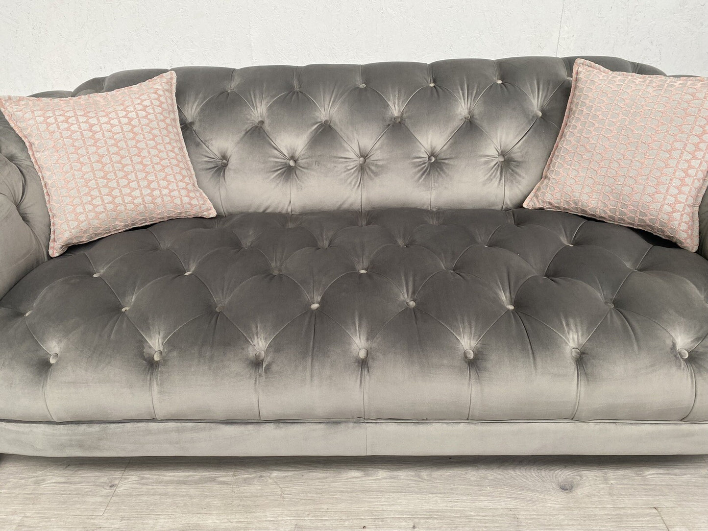 Alexander James Luisa Chesterfield 3 Seater Sofa + Armchair Set - RRP £3,930
