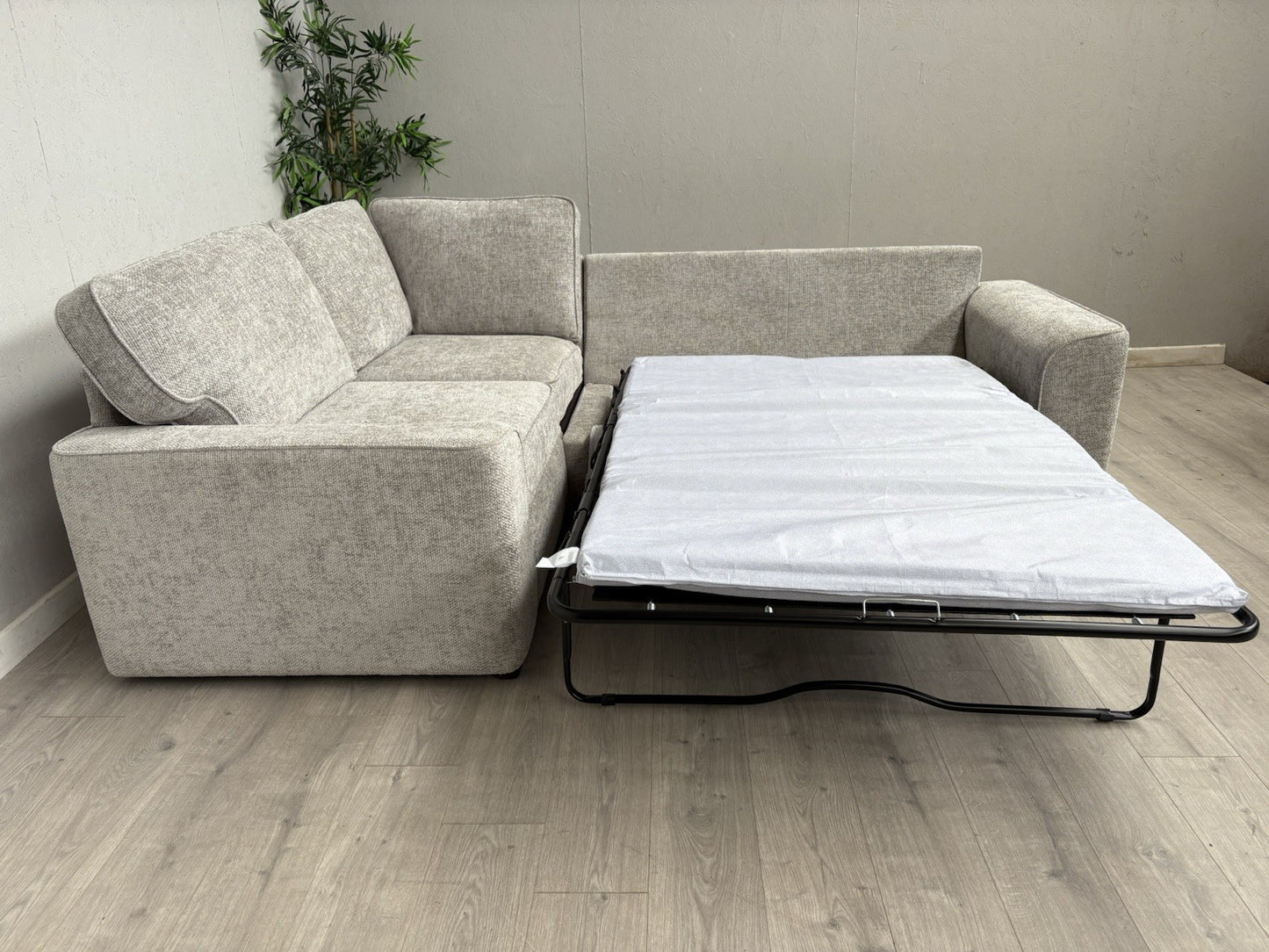 Furniture Village EMILIA Fabric LHF Small Sofa Bed Corner Sofa - RRP £2,095