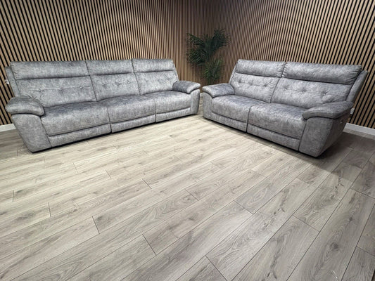 SCS Belford 3+3 Seater Power Recliner Sofa Set with Head Tilt - RRP £2698