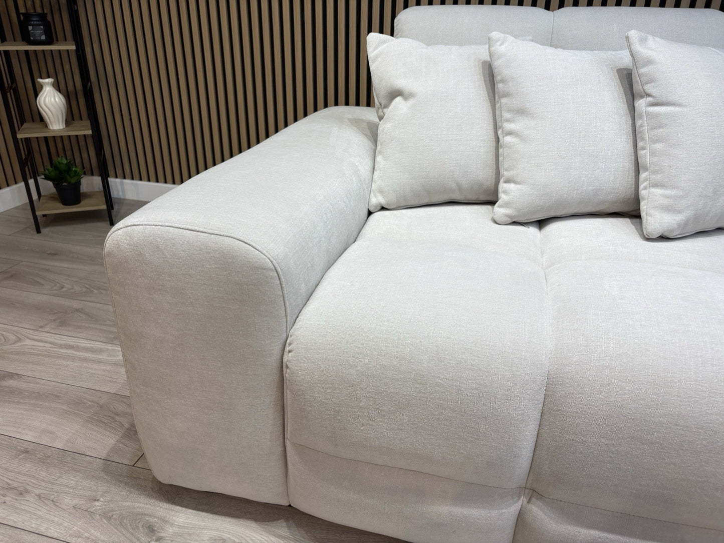 EVE CLOUD Large Fabric 3 Seater RHF Chaise Corner Sofa - RRP £2,299