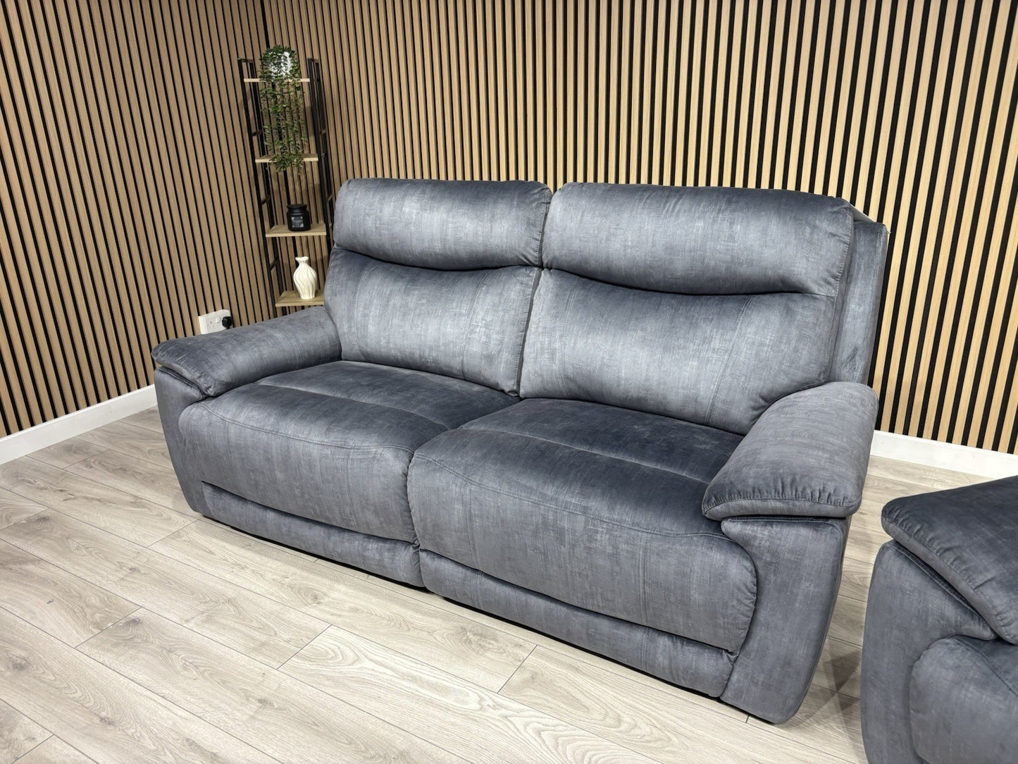 Furniture Village SLOANE Fabric 3 Seater Power Recliner Sofa - RRP £1,095