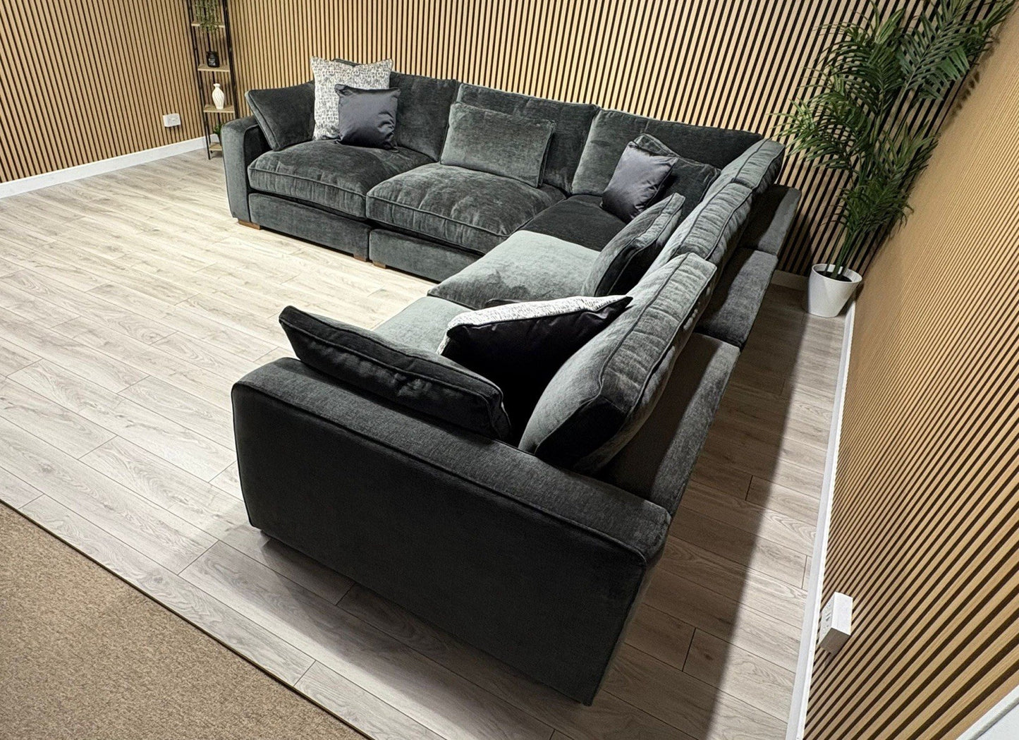 Sofology CAVALLI Fabric Modular 3 Corner 3 Sofa, Slate - RRP £5,499
