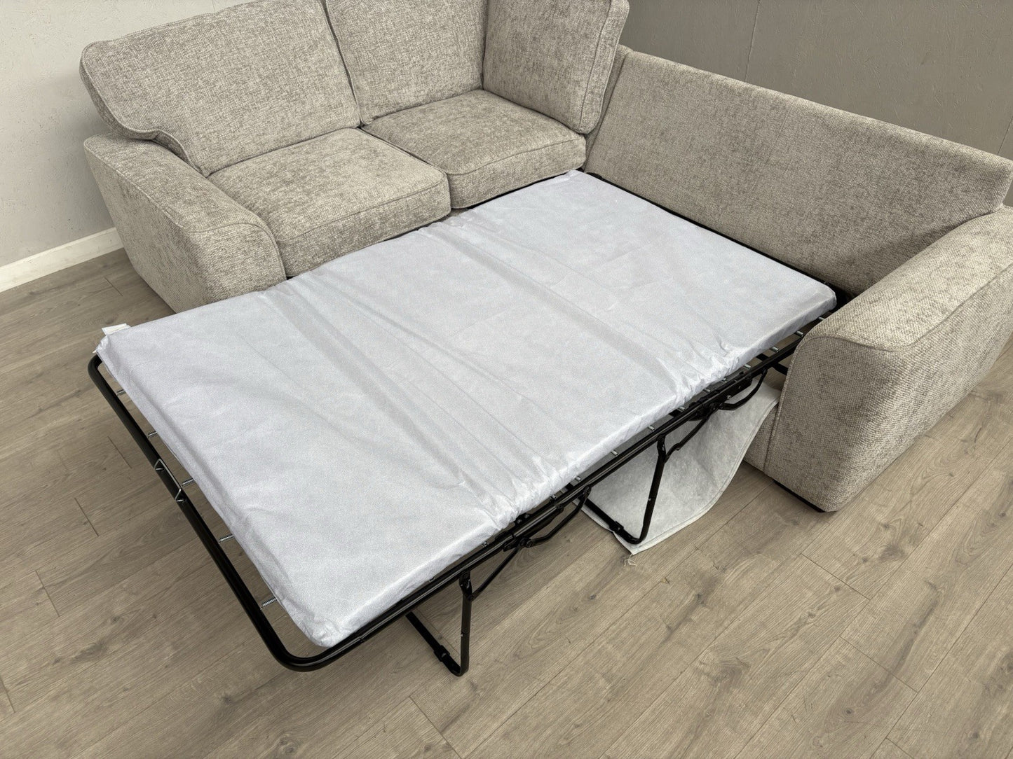 Furniture Village EMILIA Fabric LHF Small Sofa Bed Corner Sofa - RRP £2,095