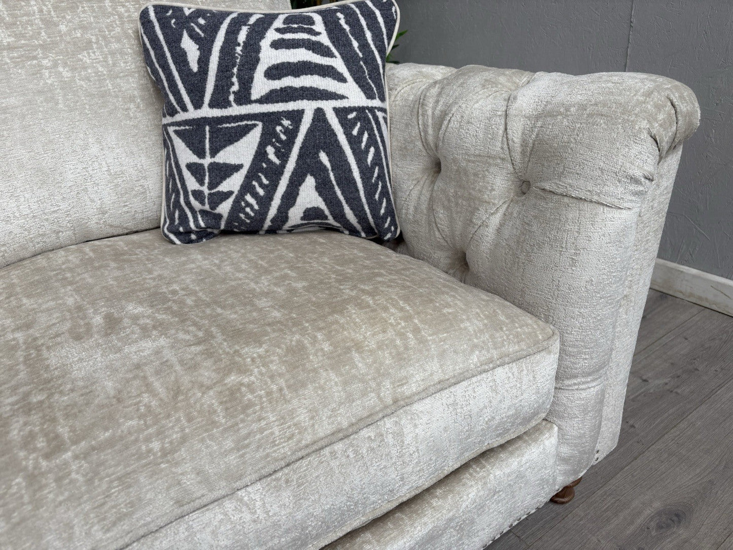 Westbridge - LUCILLE Extra Large Fabric 4 Seater Sofa, Oyster - RRP £2,695