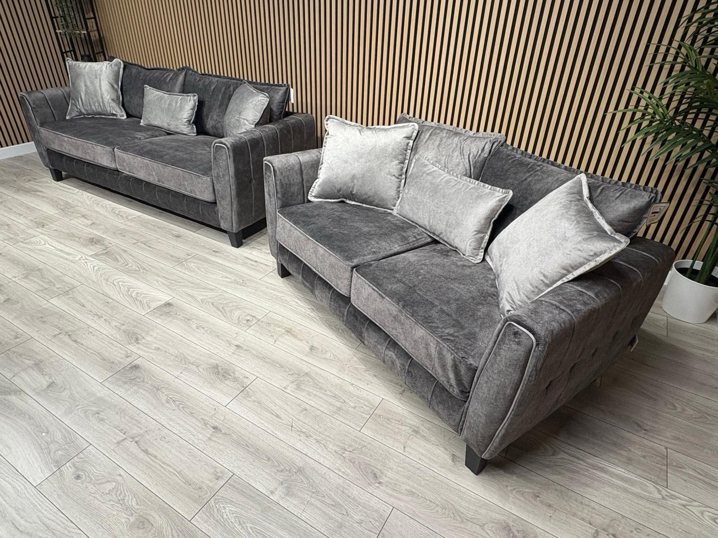 DFS - Cherished Style 3 + 2 Seater Sofa Set, Formal Back - RRP £2,399