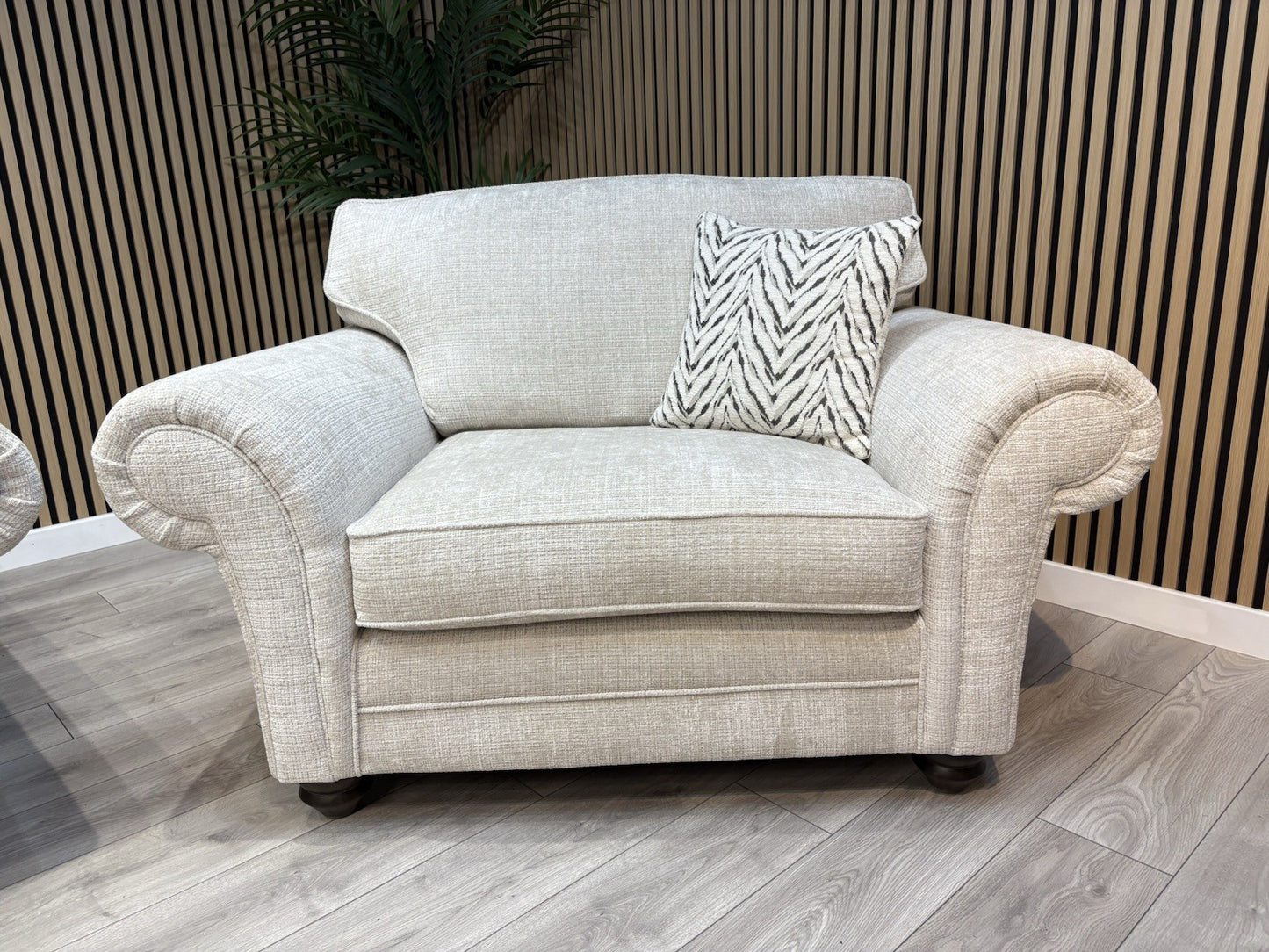 NEW BLENHEIM Fabric 4 Seater Sofa + Loveseat Armchair - RRP £4,540