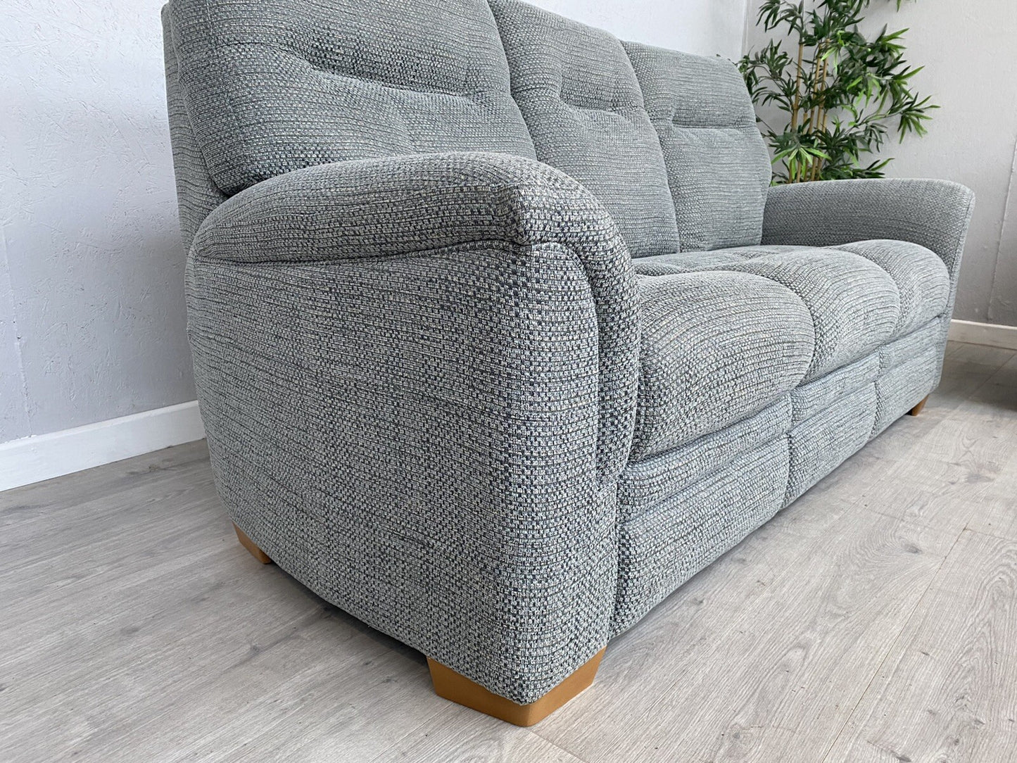 Parker Knoll - HUDSON 23 Fabric 3 Seater + 2 Seater Sofas + Stool - RRP £5,215