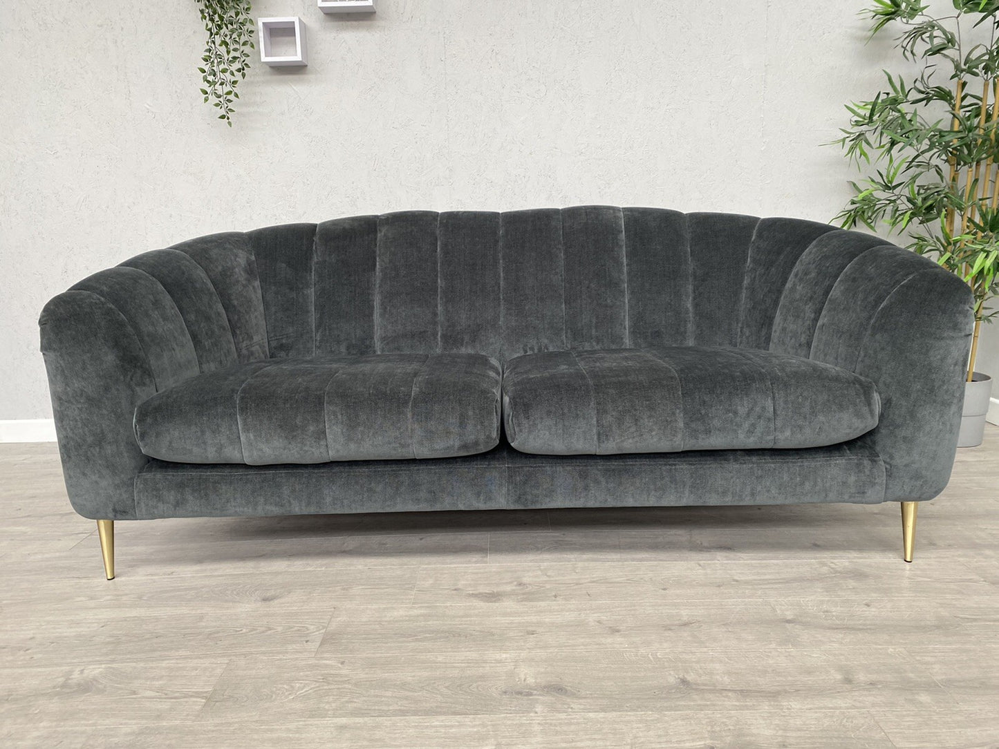 Sofology - OPULENT Large 3 Seater Sofa, Black - RRP £2,199