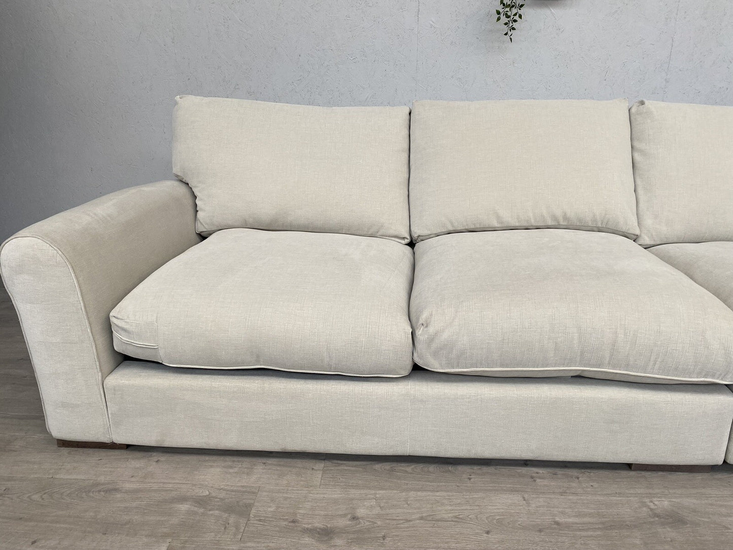 Westbridge - TEACAKE Grand Split Extra Large Fabric Sofa - RRP £3,995