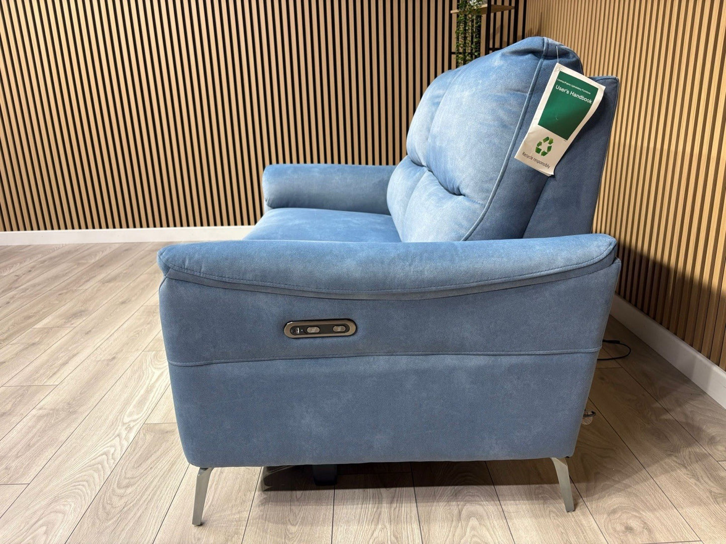 Furniture Village DAYTONA Fabric 2 Seater Power Recliner Sofa - RRP £1,395