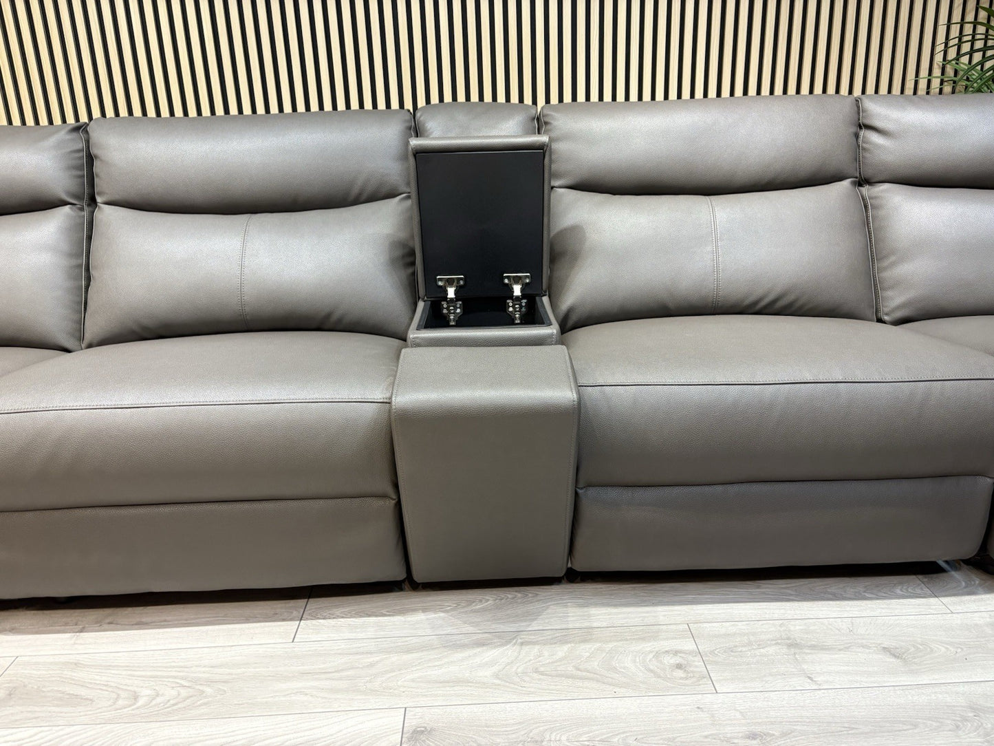 ScS - MAVERICK Fabric XL Modular 3 Corner 2 Sofa, Power Recliners - RRP £3,999