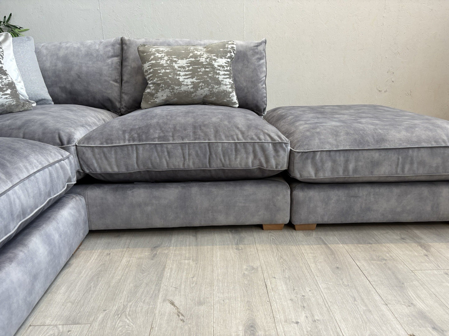 Sofology - EMPEROR Fabric Large 3 Corner 1.5 Open End Chaise Sofa - RRP £5,399