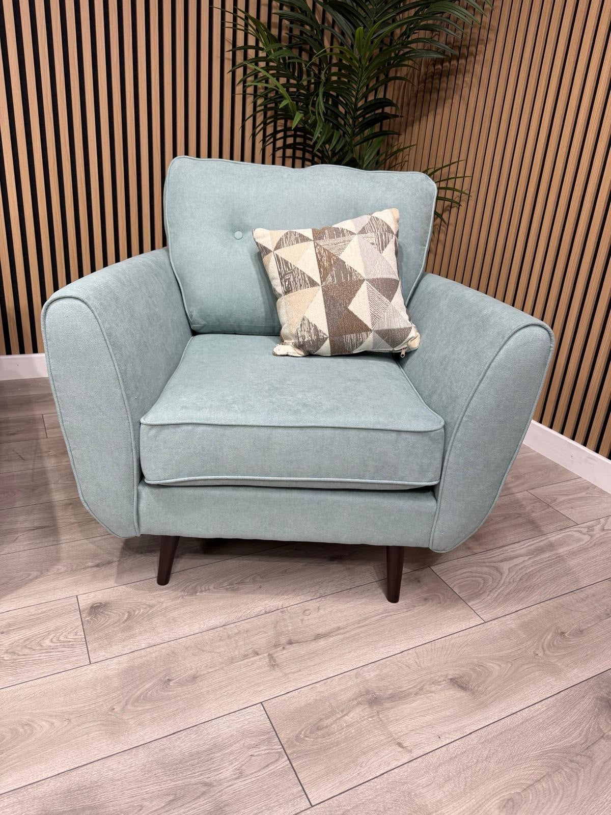 DFS - Zinc 3 Seater & Chair Fabric Seater Sofa Set RRP £1799