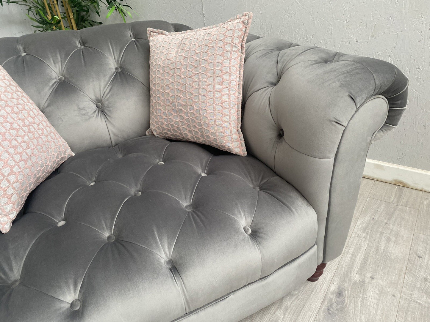 Alexander James Luisa Chesterfield 3 Seater Sofa + Armchair Set - RRP £3,930