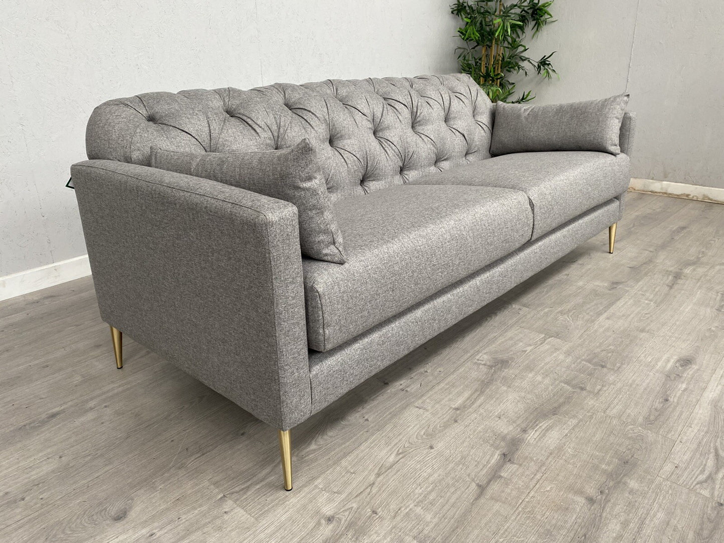 John Lewis - SWOON MENDEL Large 3 Seater Sofa, Cinder Wool Grey - RRP £1,699
