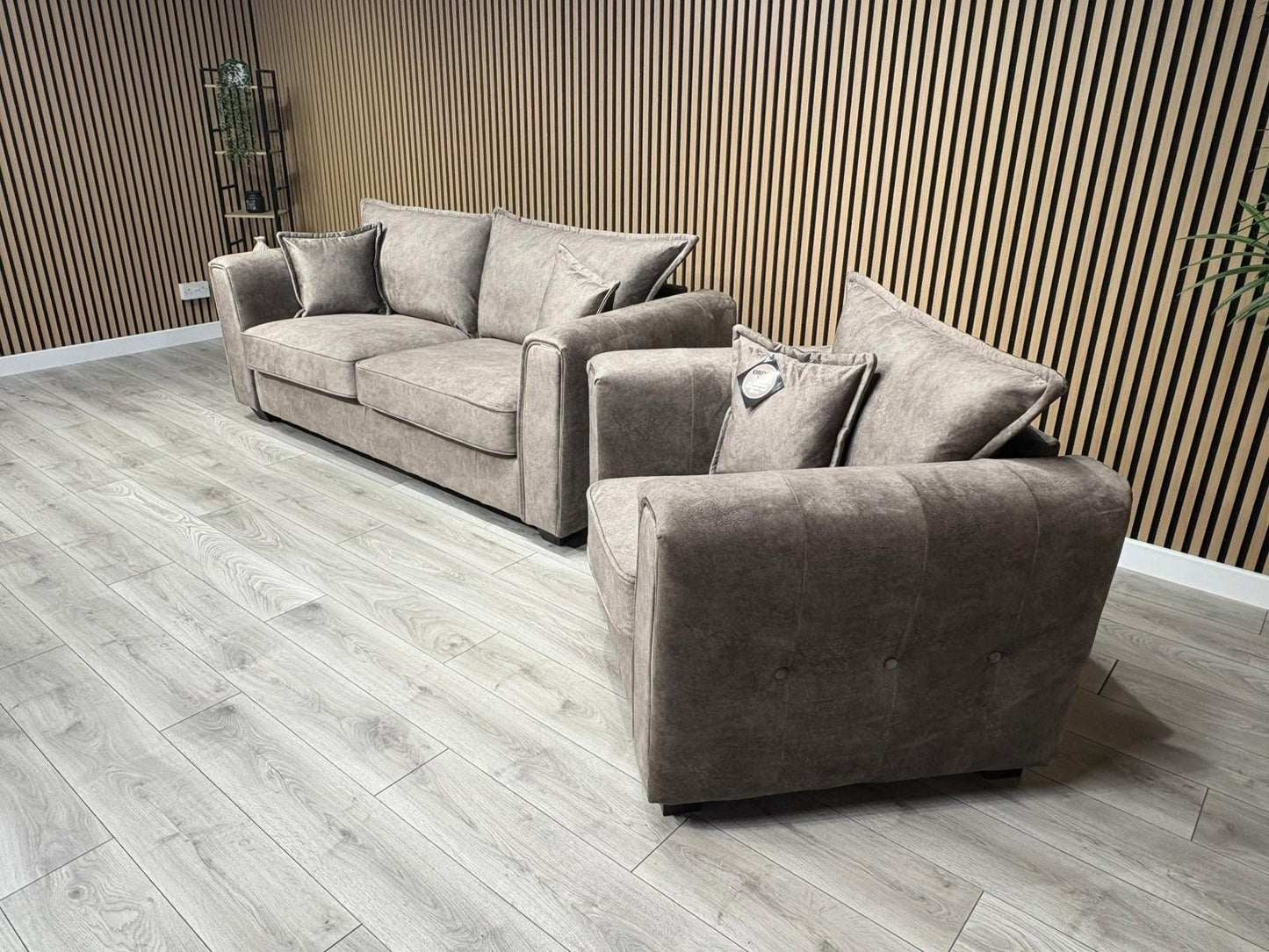 DFS - CHERISHED Style 3 Seater Sofa + Armchair Set, Formal Back - RRP £2,198