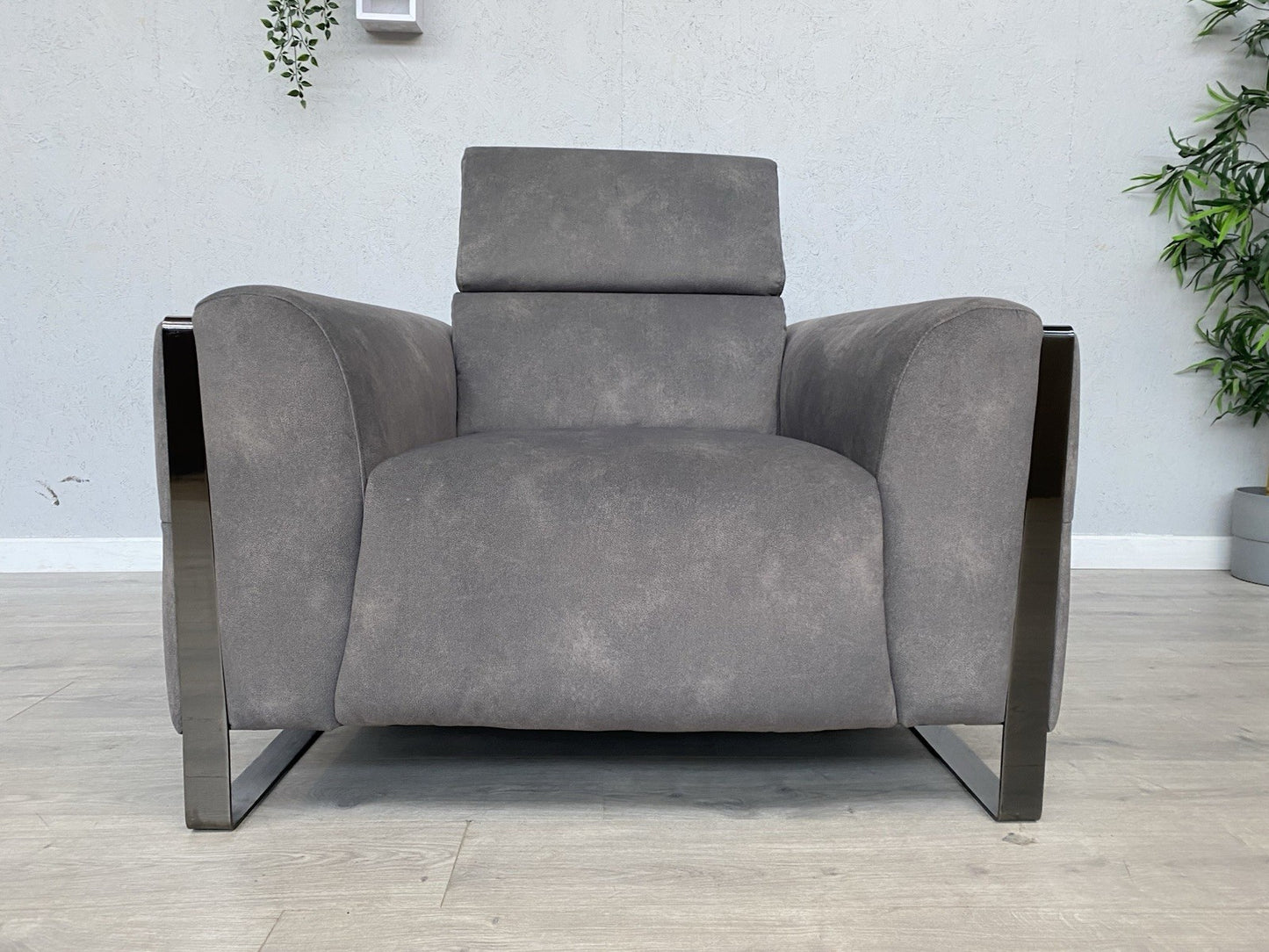 Furniture Village GISELLA Fabric Chair Armchair, Dexter Mocha - RRP £1195