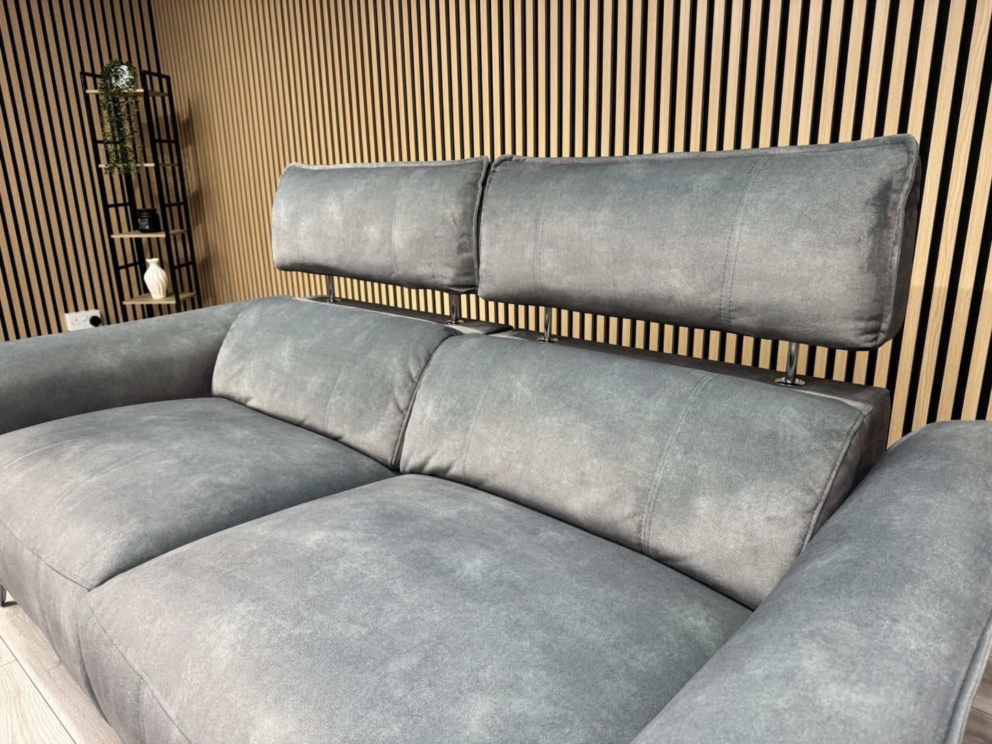 Furniture Village JUDE Fabric 3 Seater Power Recliner Sofa, Fern - RRP £2,195