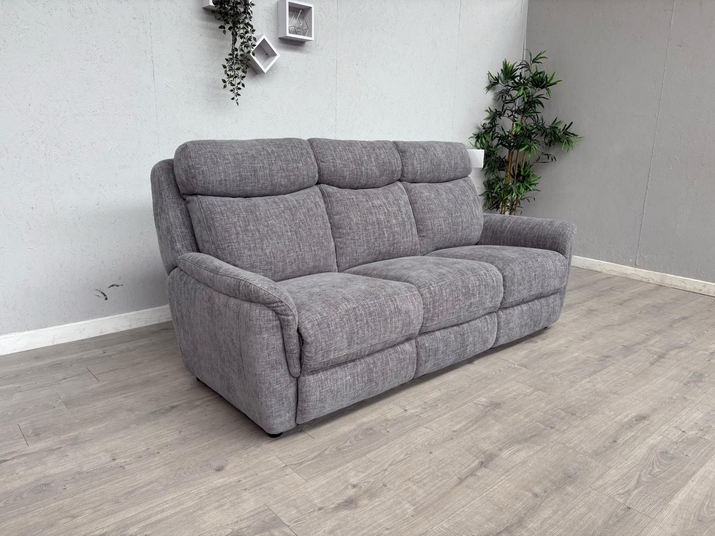 Furniture Village - ORLANDO Fabric 3 Seater Sofa, Anivia Brown - RRP £1,895