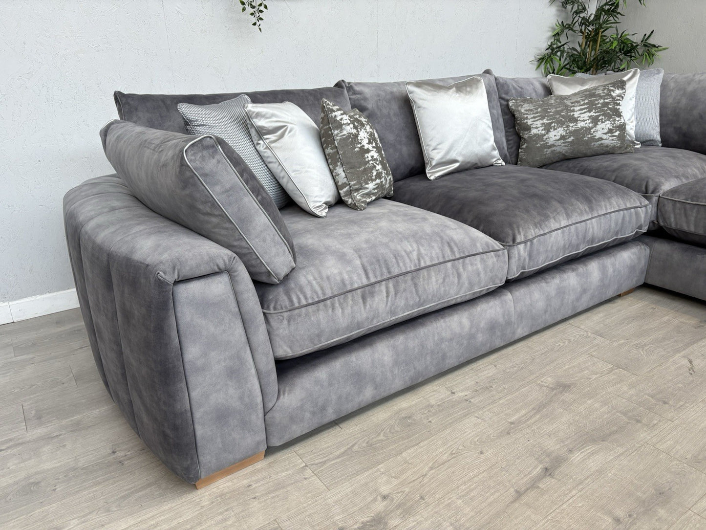 Sofology - EMPEROR Fabric Large 3 Corner 1.5 Open End Chaise Sofa - RRP £5,399