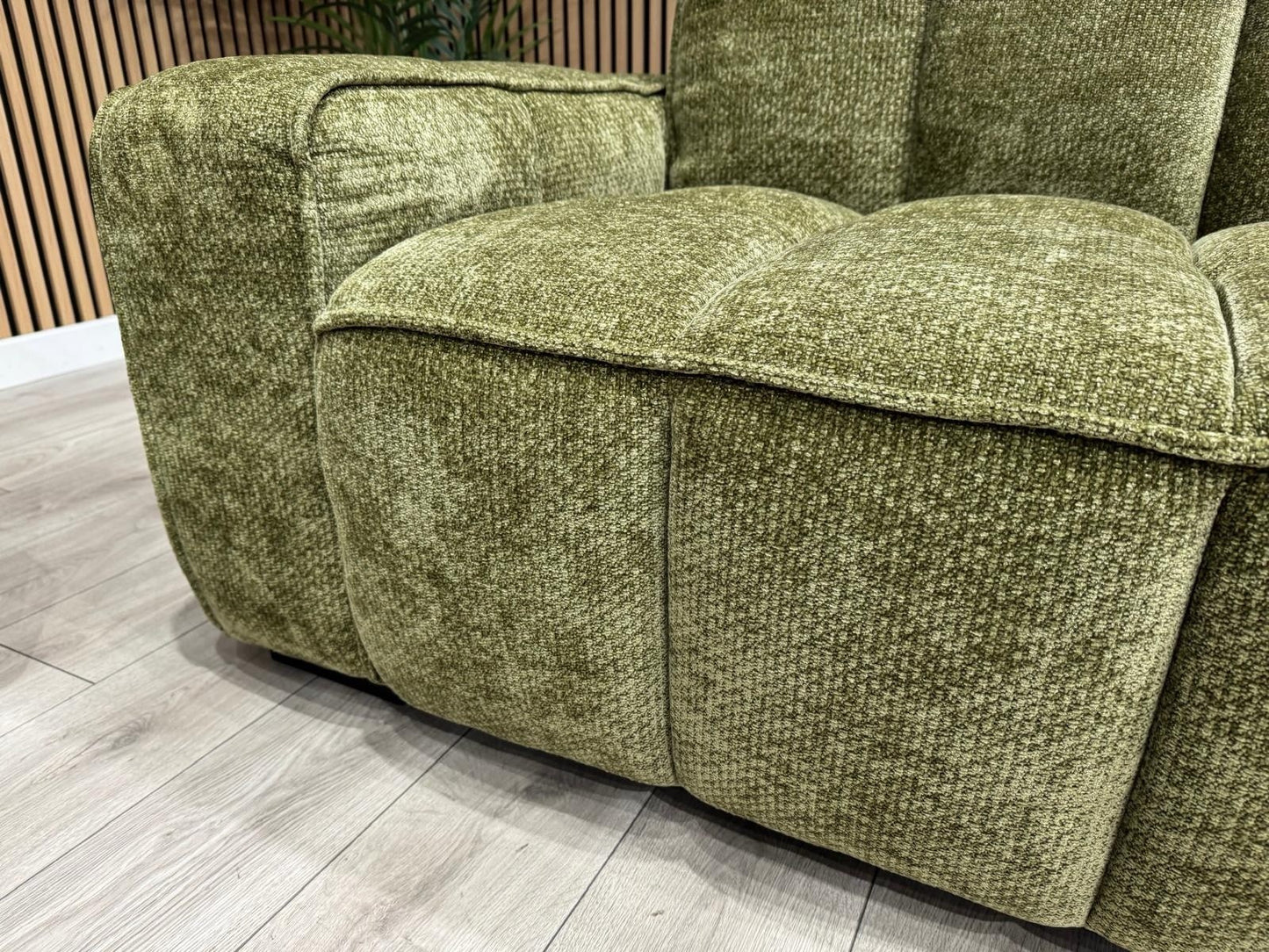 PARIS Fabric 3 Seater + 2 Seater Sofa Set, Olive - RRP £2,578