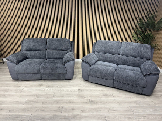 DFS Fontaine 2 x 2 Seater Power Recliner Sofa Set - RRP £1,958