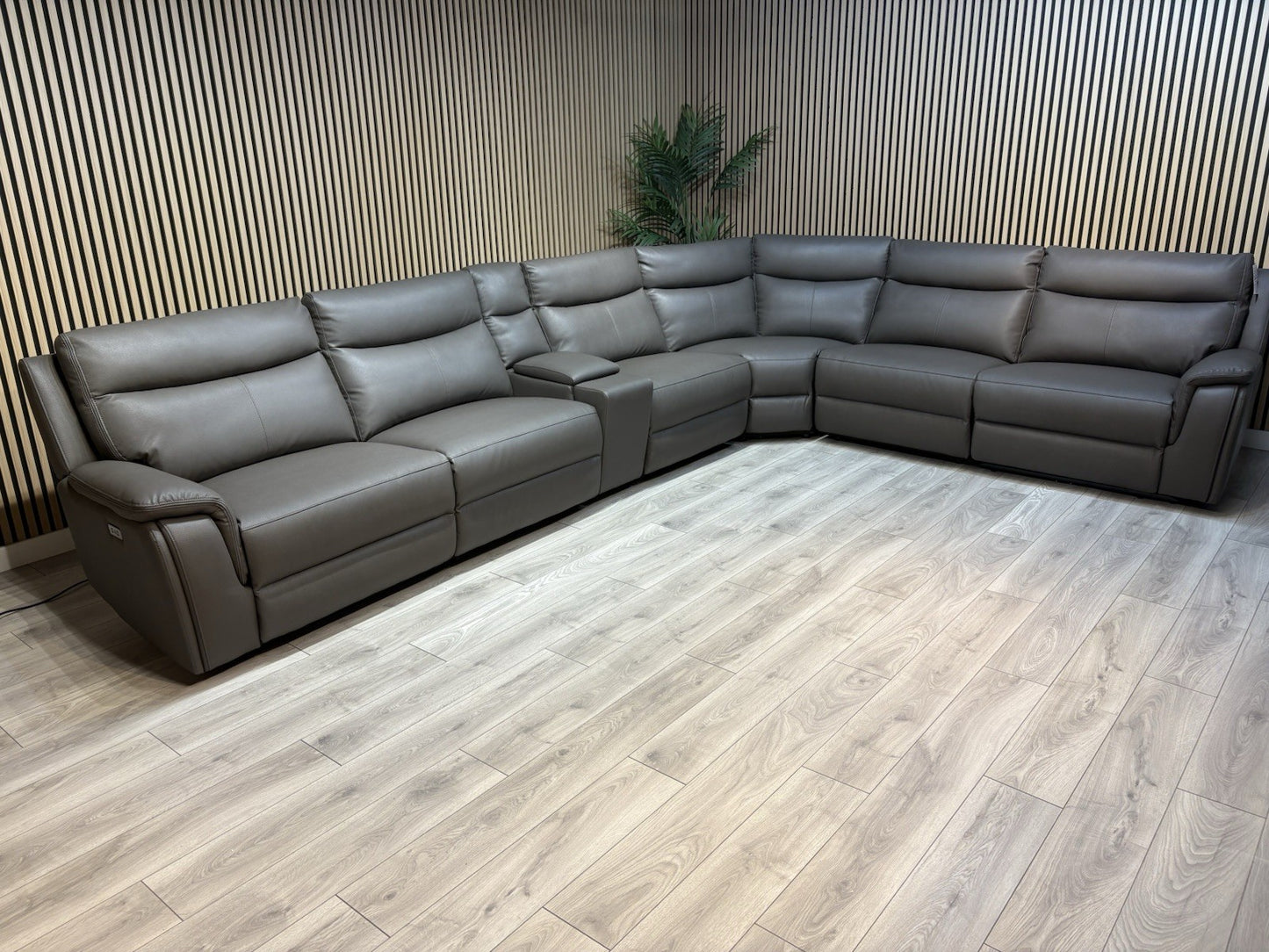 ScS - MAVERICK Fabric XL Modular 3 Corner 2 Sofa, Power Recliners - RRP £3,999